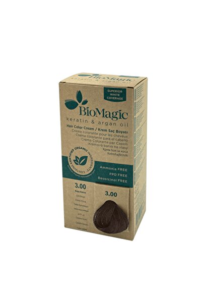 BIOMAGIC Saç Boyası Koyu Kahve No 3.00