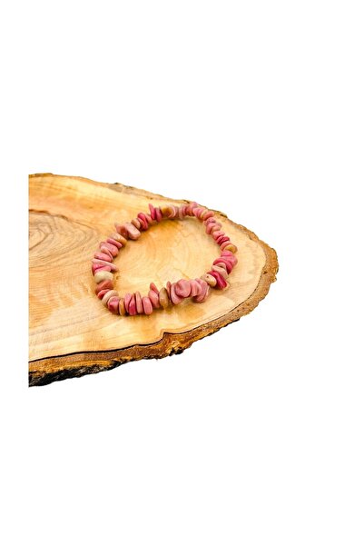 PEDRAS سوار الرودونيت من الحجر الطبيعي المكسور