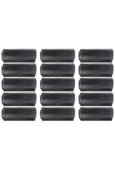 EYMARMARKET Industrial Oversize Garbage Bag 72x95 Cm 70 Lt 10 Pieces Roll 15 Pack