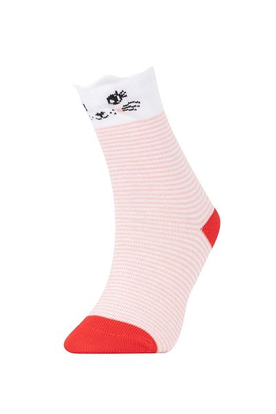 DeFacto Baby Girl 3-Piece Cotton Towel Socks