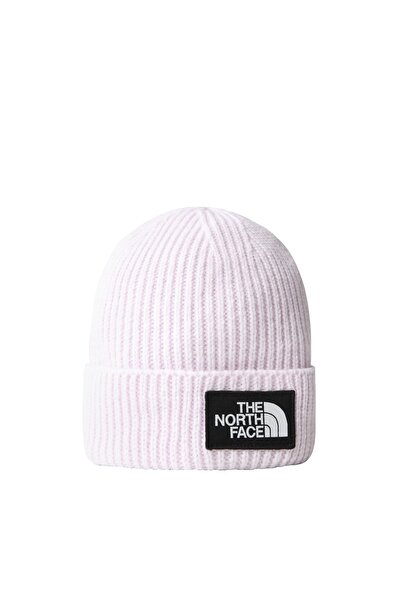 THE NORTH FACE قبعة صغيرة مكبلة بشعار Tnf للجنسين باللون الأبيض Nf0a3fjx6s11