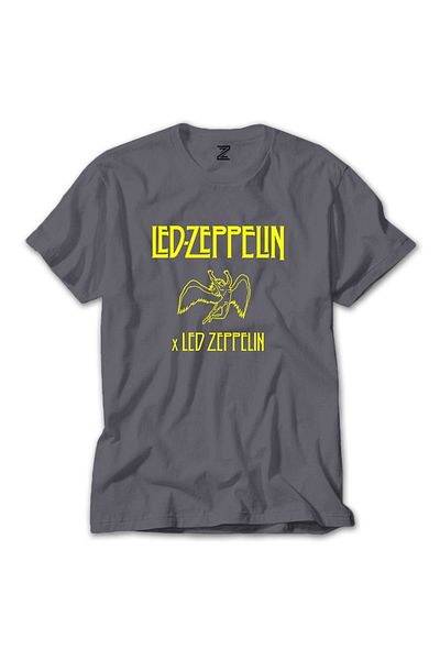 Z zepplin Μπλουζάκι Led Zepplin Angel Grey