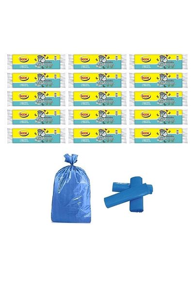 Ögem King Size Garbage Bag 75x90 Cm 70 Lt 10 Pieces Roll 15 Packs