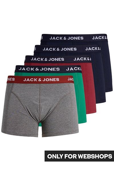 Jack & Jones Ανδρικά μποξεράκια Jack Jones Bayer 5 Pack 12173776