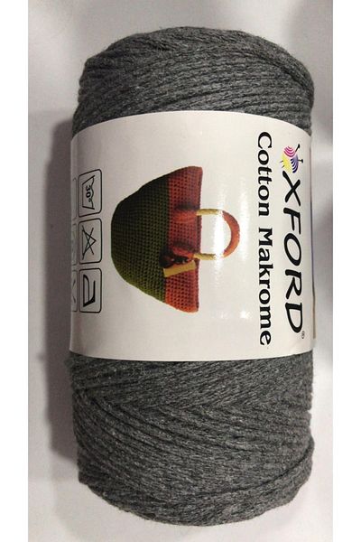 oxfort Σχοινί Oxford Macrame 2 mm Σκούρο Γκρι
