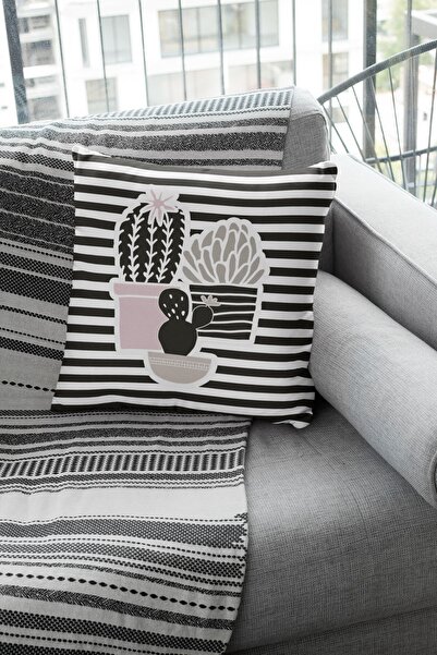 Viva Home 43x43cm Premium Tay Tüyü Çift Taraflı Kırlent Yastık Kılıfı Dokuma ...