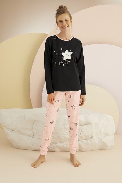 Sevim 13929 Baskılı Pijama Takım