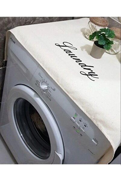 Niksarlı Çeyiz غطاء الغسالة باللون الكريمي