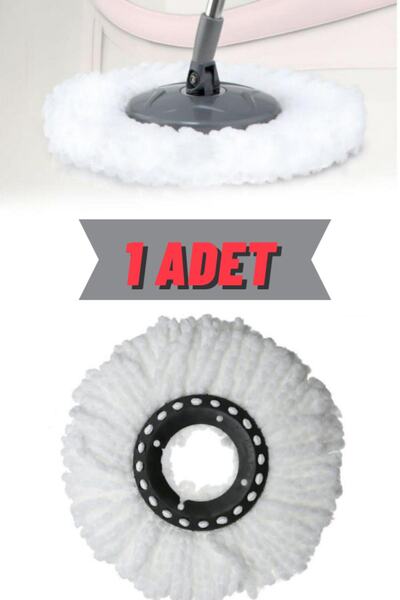 Proff Proff %100 Mikrofiber Yedek Spin Mop Bezi Tekli