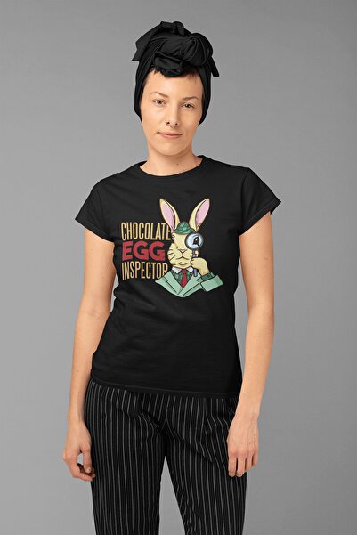 ErTaPassage Μπλουζάκι Black Rabbit με τύπωμα oversized Γυναικείο - T9673139
