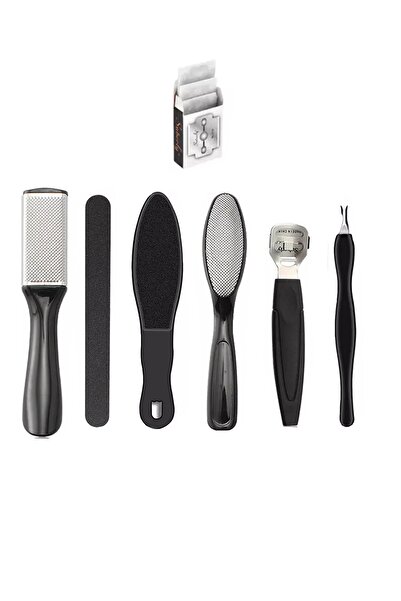 Mkey Manikür Pedikür Seti Tırnak Eti Itici Topuk Törpüsü Tırnak Törpüsü Topuk...