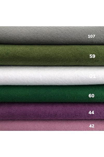 Yumuşakkeçe Thin Soft Felt 100*50 Cm 6 Different Colors