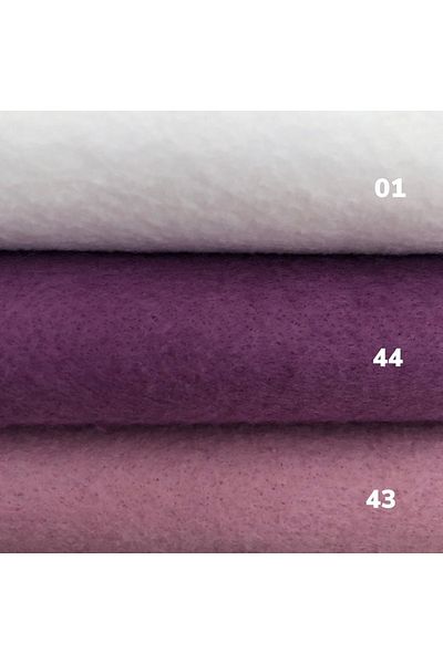 Yumuşakkeçe Thin Soft Felt 100*50 Cm 3 Different Colors