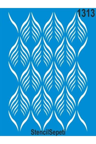 DERYA DESİNG ART St1313 Model Wall Pattern Stencil - 30X30 cm