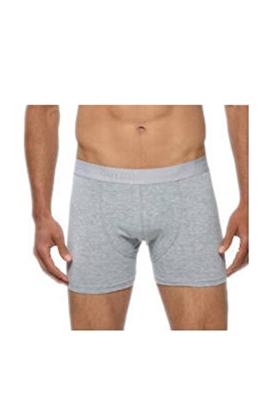 Gümüş İç Giyim Bumbac argintiu material elastic boxeri