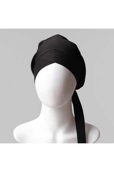 ipekistanbul Cross Large Size Bonnet - Quality Special Production - Black