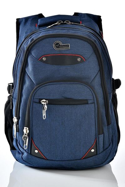 Relaxion Casual Unisex Backpack - Navy Blue 2225