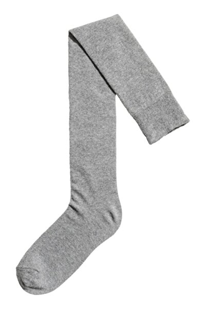 salarticaret 3 Çift Diz Üstü Çorap Kışlık Kırçıllı Yünlü Ve Akrilik