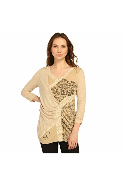 Bulalgiy Kadın Kum Bluz - Bga696634