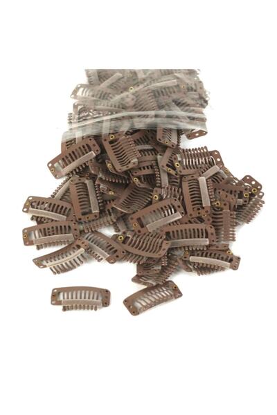 AYTUĞ PERUK Kore Üretimi / Saç Klipsi / Çıt Çıt Klips - Ch / 4 - Orta Kahve -...