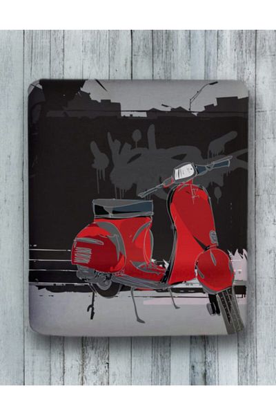 Onartem Motor Style Red Mouse Pad with Wrist Support