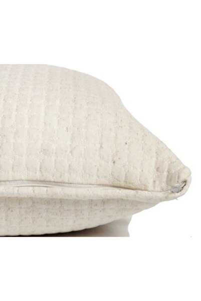 Viscoleff Doğal Boncuk Yün Yastık,yıkanabilir Yün-keten Özellikli Kılıf