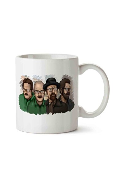 ART HEDİYE Breaking Bad Walter White 3 Two Sides Printed Mug Cup.Jpg