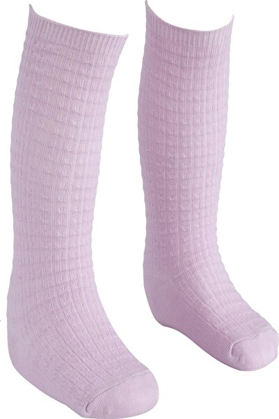 BEBEĞİME ÇORAP Ciorapi sport roz pentru genunchi pentru fete