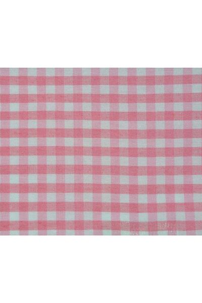 Adalilar Ροζ Gingham Zefir Ύφασμα (Μέτρα)