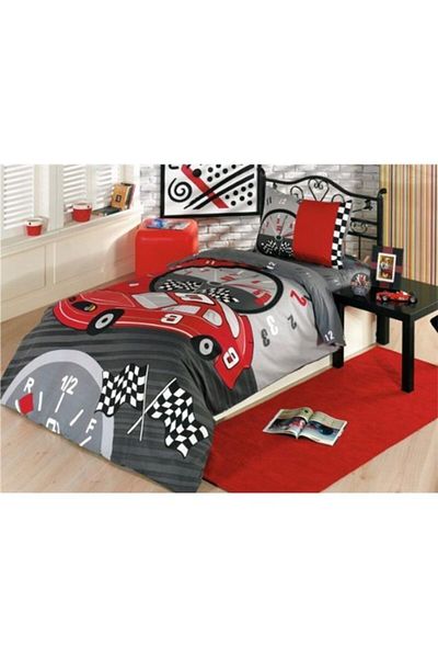 Kristal Σετ Παπλωματοθήκη Εφήβων Racer Red