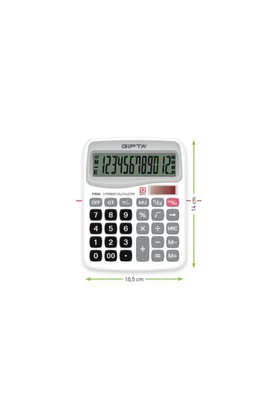 Gıpta Hesap Makinası 12 Digit Masa Tipi F3036