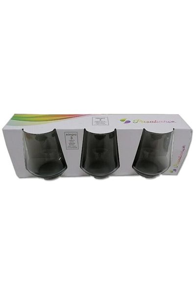 Paşabahçe Gray Allegra Glass Set of 12