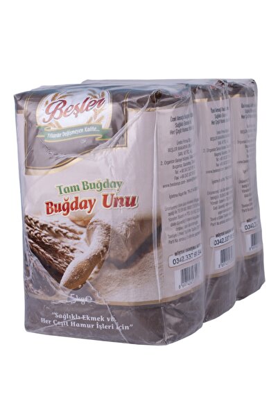 Beşler Un Tam Buğday Unu 5kg X3
