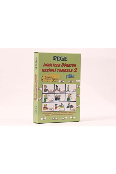 Rege Ing.öğreten Resimli Tombala - 2 Fiiller (YENİ ÜRETİM)