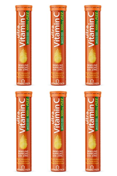 Ultra C فيتامين سي الترا 1000 ملجم 20 فوارة 6 قطع