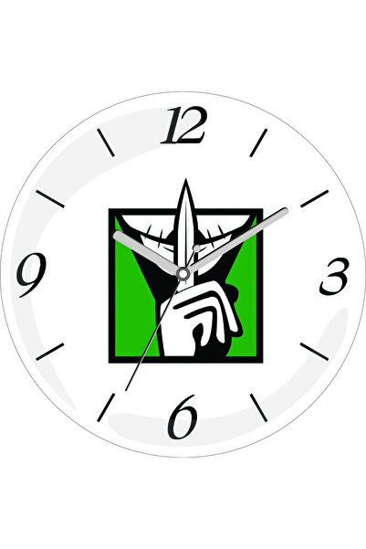 3M Ceas de perete din sticlă autentică Rainbow Six Siege Bombeli