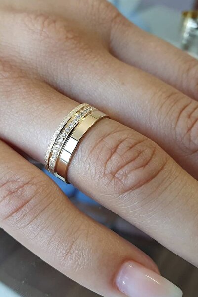 Silver Self Gümüş Alyans Parlak Mat