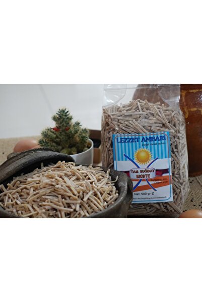 Lezzet Ambarı Doğal Tam Buğday Unlu Erişte 500 gr