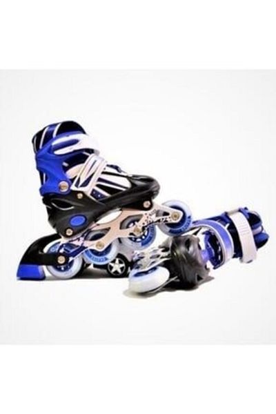 Bircan Adjustable Roller Skates with Silicone Wheels Size 38-41