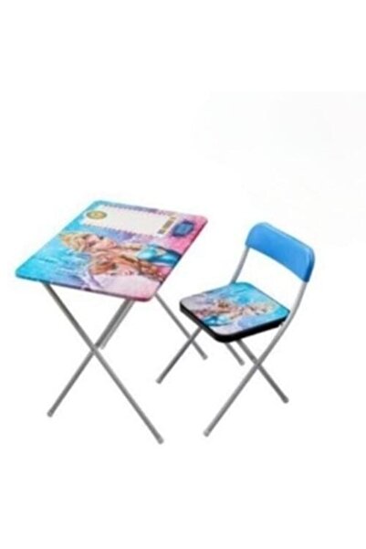 Sert Plastik Elsalı Kız Çocuk Çalışma Masası