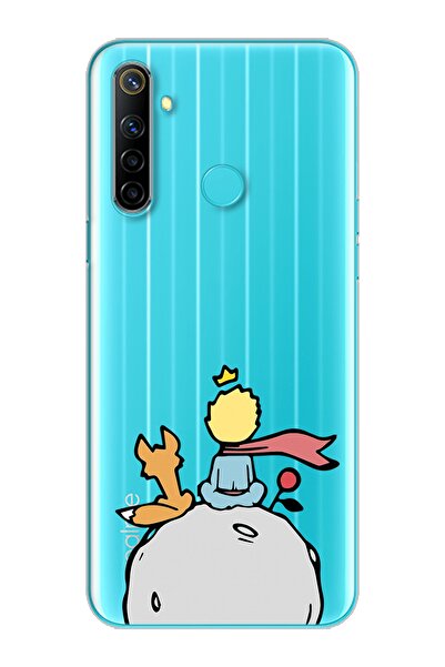 Spoyi Küçük Prens Tasarım Süper Şeffaf Silikon Telefon Kılıfı Oppo Realmi 6i