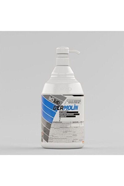 BİORAD Dermolin %77 Alkol Bazlı Elit El Ve Cilt Dezenfektanı 1000 ml. Pompalı