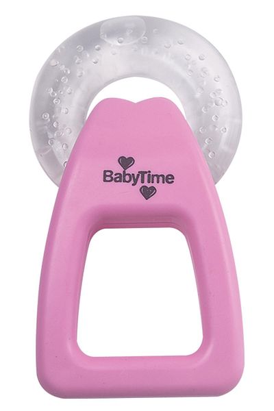 Babytime عضاضة مائية بمقبض من بينك بيبي تايم