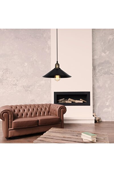 Modelight Büyük Maya Tekli Antik Sarkıt Siyah