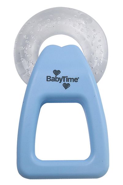 Babytime عضاضة مائية بمقبض من بيبي تايم باللون الأزرق BT204