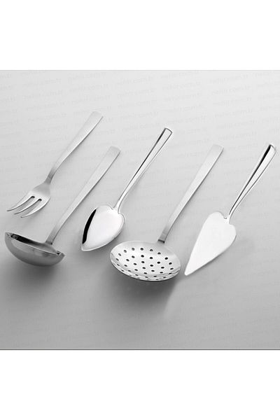 Nehir Service Plain Service Set 5 Pieces