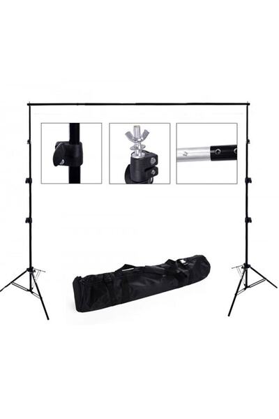 Deyatech 2.8cm-3cm Backdrop Fon Standı Background Fon Perde Için Stand
