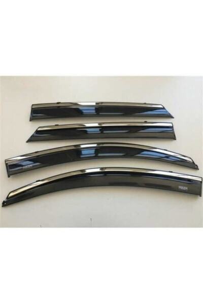 Niken Honda Civic Fb7 Kromlu Cam Rüzgarlığı Krom Rüzgarlık 2012 - 2015