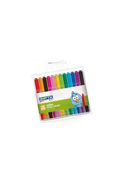 Gıpta K410 Jumbo Felt Pen 12 Colors