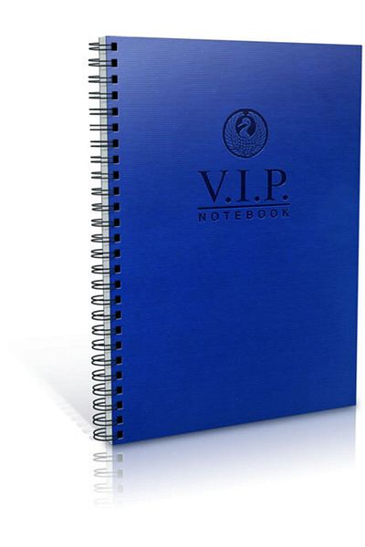 Gıpta Vip Spiral Notebook Leather Cover Notebook Lined 140 Sheets 17x24cm 1082 (Pack of 12)